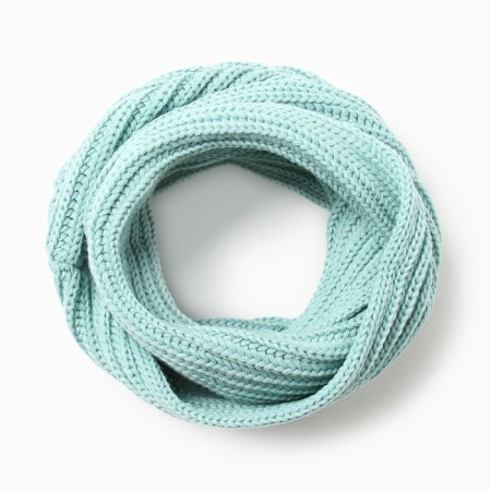 Scarf (clamp) Children's, Menthol color, size 108x26 cm