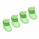 Rubber boots "All-terrain vehicle", set 4 pcs., Rr. L (sole 5.7 x 4.5 cm), Green