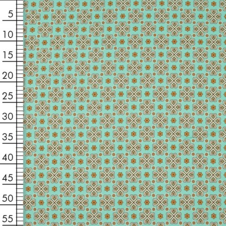 Payer satin fabric stuffed, width 150 cm, menthol color-3