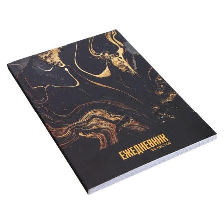 The diary is notatored on the gluing A5 80 sheets, the soft cover "Black Black"-2