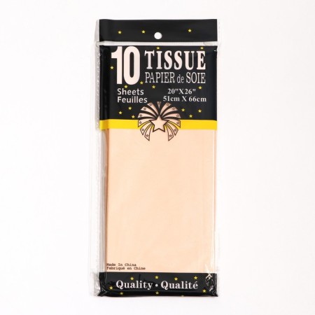 Packing paper with silent, "pearl", peach, 50 x 70 cm-2