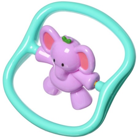 Rattle "elephant", size 14 cm, color mix-2