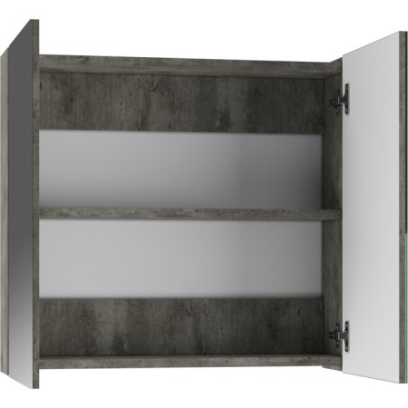 Mirror Bathroom Cabinet Iceberg Dream 60, Concrete-2