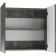 Mirror Bathroom Cabinet Iceberg Dream 60, Concrete
