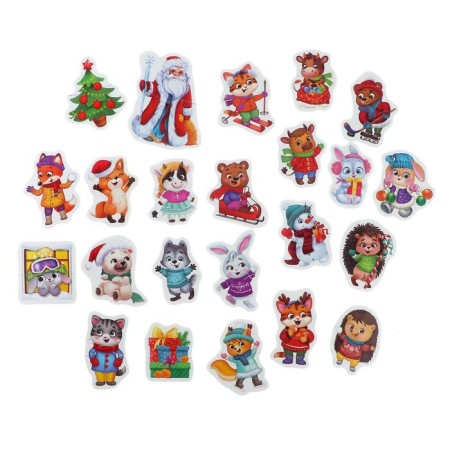 Maxi Puzzles in the metal box "Funny New Year", 46 parts-1