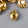 Suspension "Heart", color gold 8x10 mm