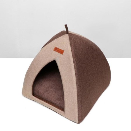 House "Vigva", Rogozhka, Foamen, 40 x 40 x 42 cm, beige/brown-3