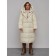 Coat insulated winter female, size 48, color light-beige
