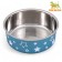 Bowl with silicone base "star", blue, 900 ml