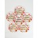 A set of paper utensils "Happy Birthday", 12 pcs., White color