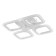LED LED "Anji" LED 52W 2700-6400K 4160lm 34.5x34.5x7.5cm