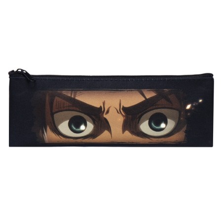 Penal soft, 1 compartment 75 x 195 mm, flat, Hatber, "Titans attack" Black NPK_64193-1