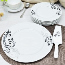 Set for the Cake Bekker Sicilia, 8 objects, porcelain