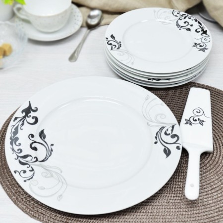 Set for the Cake Bekker Sicilia, 8 objects, porcelain