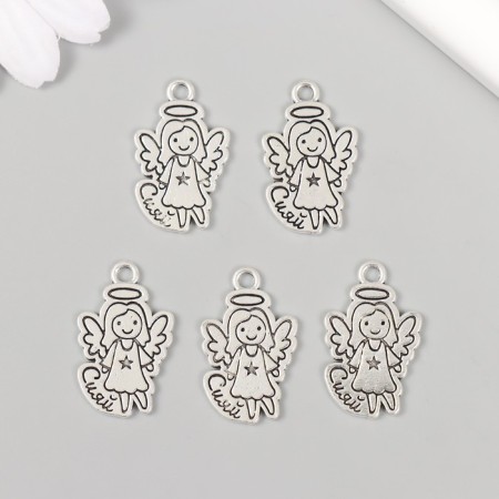 Decor Metal for creativity "Angel - Shine" 1.6x2.5 cm-2