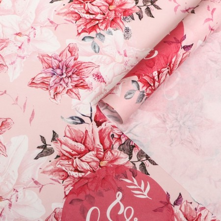 Glossy packaging paper "since March 8", 70 x 100 cm