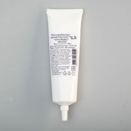 Sugar mastic "white lace", vanilla, 100 g-1