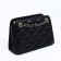 Female bag, zipper clutch, black color