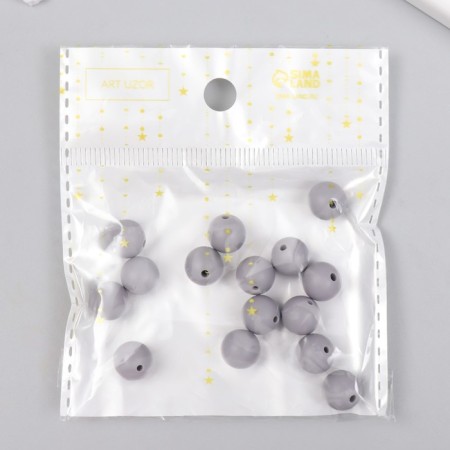 Busina silicone "Round" light gray d = 0.9 cm-2