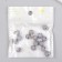 Busina silicone "Round" light gray d = 0.9 cm