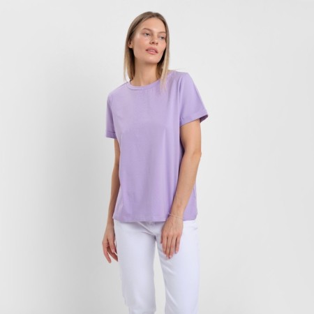T-shirt female, lilac color, size 42-44 (m)