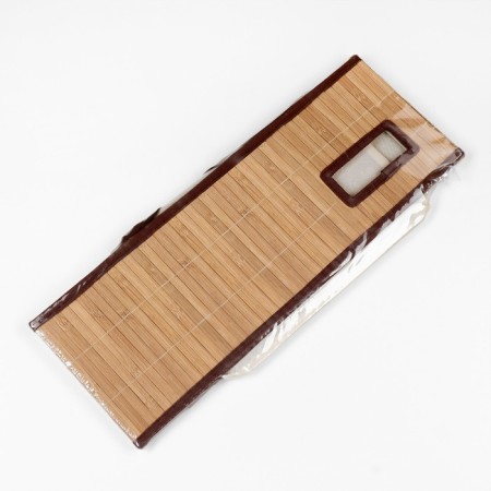 Folding box for storage, 20x30 cm H 17 cm, bamboo, lining, fabric, mix-7