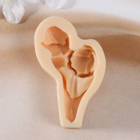 Silicone Mold "Flower No. 6" 2.5x5x8 cm-2