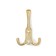 Hook furniture tundra TKT003 Light, three -rod, matte gold
