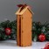 Wooden box, 13.5 × 11.5 × 36.5 cm "New Year's. House", Gift packaging, Mokko