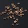 Crimp (clamping bead) SM-355, (set of 50 pcs.) 3 mm, color gold