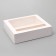 Box for confectionery, 22.1 x 25.5 x 6.5, white
