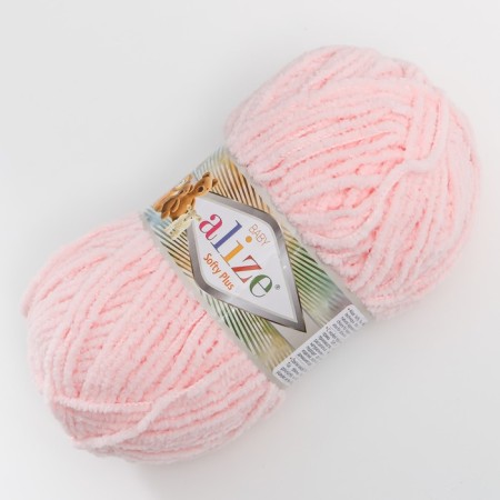 Yarn "Softy Plus" 100% micropoliester 120m/100g (340 St. Pink)-1