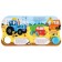 Cardboard book with a music chip "Funny transport", 10 pp., Blue tractor
