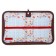 Penal 1 Section 130 x 190 mm, Hatber "Squature", laminated cardboard, beige/red (voluminous 3D risun) NPN_44030