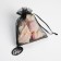 Boat Gift Organza Black “Gift”, with a nameplate, 10 x 12 cm +/- 1.5 cm