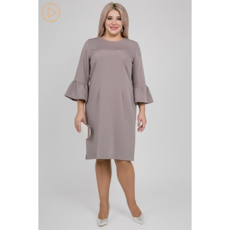 Women's dress, size 56, gray color