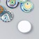 Decor (cabochon) for creativity glass "Türkiye" mix d = 2.5 cm