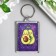 Acryl keychain "Avocadics in love" 3.5x5 cm