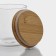 Glass Bank for bulk products with a bamboo cover "Eco", 550 ml, 10 × 10.5 cm