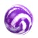 Rubber ball "shine", 2.4 cm, mix color