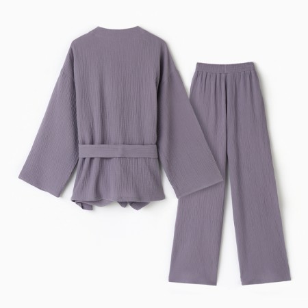 Female set (smell, trousers) KAFTAN BASIC R.40-42, gray-10
