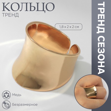 Ring Metal "Trend" shackles, color gold, dimensionless