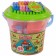Designer "Builder", 68 elements, in a bucket of maxi with a lid