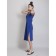 Female dress, size 46, cornflower color