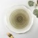 Porcelain dinner lunch share "Milky Way", D = 25 cm, color gray color