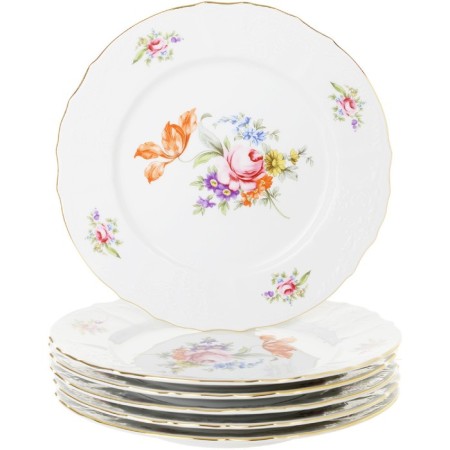 Small plate Bernadotte, Decor "Meissen Bouquet", 25 cm