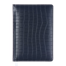 Dated diary 2025, Devente. Flag, B5 168 sheets, Devente.Barbara, a solid cover of leatches with foam rubber, perforation, liesse, block 70 g/m2, dark blue
