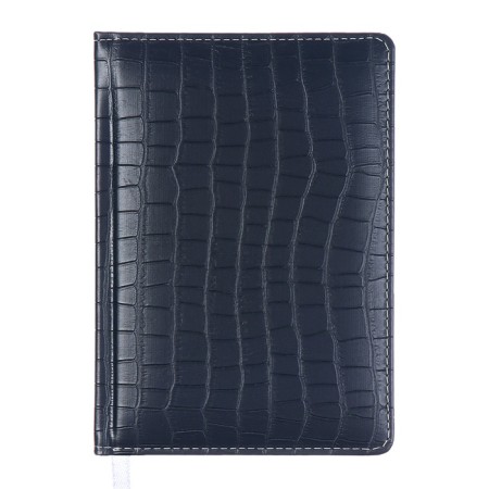 Dated diary 2025, Devente. Flag, B5 168 sheets, Devente.Barbara, a solid cover of leatches with foam rubber, perforation, liesse, block 70 g/m2, dark blue