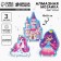 Diamond mosaic with partial filling on the figures "Magic Castle", for children