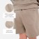 Kidsa (sweatshirt, shorts) minku, gray color, height 80-86 cm